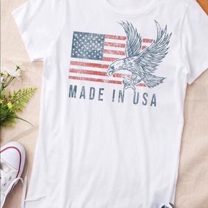 Made In The USA Graphic Tee Shirt S-M-L
